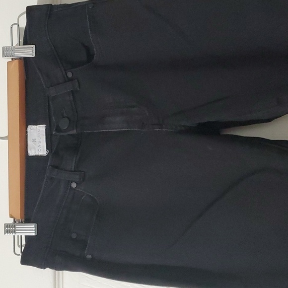 Caslon black skinny jeans pants rayon blend size 28 equals US size 6 - Picture 2 of 12